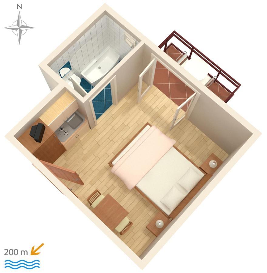 Apartments With A Parking Space Baska Voda, Makarska - 6773 Екстериор снимка